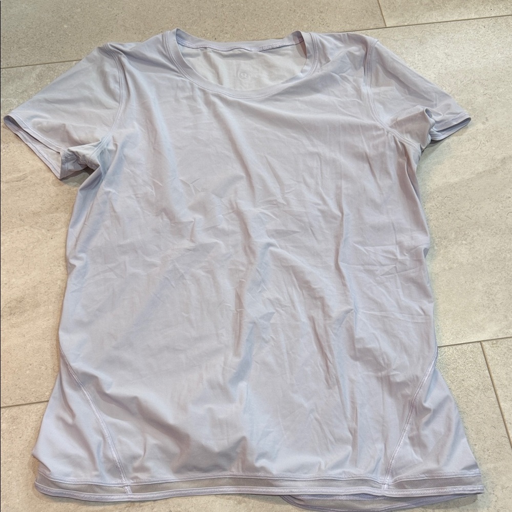 lululemon athletica Light purple Short Sleeve Tee